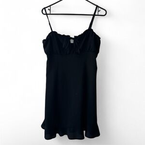ASOS Classic Black Ruffle Dress